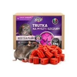 No Pest® Brodifacoum fluorescerende lokaasblokken tegen ratten en muizen – 10 kg