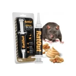 RatOut® gel-lokmiddel voor ratten, muizen en marters – voor vallen, levendvallen en lijmvallen 30 g