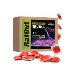 RatOut® Brodifacoum fluorescerende lokaaspasta – doos 7,5 kg