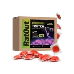 RatOut® Brodifacoum fluorescerende lokaaspasta – doos 15 kg