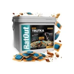 RatOut® Brodifacoum pindapasta – emmer 3,5 kg