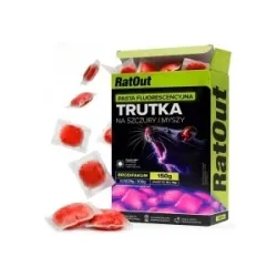 RatOut® Brodifacoum fluorescerende lokaaspasta tegen muizen en ratten – 150 g