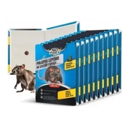 10× grote No Pest lijmval voor ratten, muizen en knaagdieren 40 × 25 cm