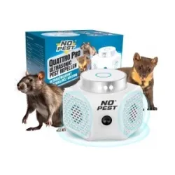 No Pest® Quattro Pro ultrasone verjager tegen muizen, ratten en knaagdieren