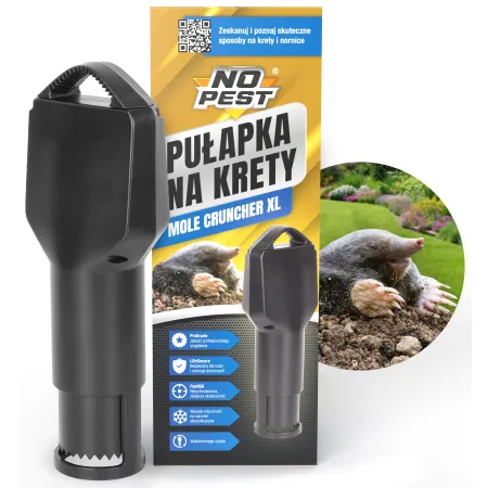 Mole Cruncher XL No Pest® – sterke val tegen mollen en woelmuizen
