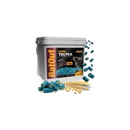 RatOut® Brodifacoum granulaat / pellets – emmer 3,5 kg