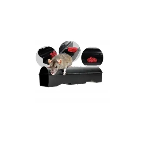 voerdoos / lokaasstation voor ratten 33 cm