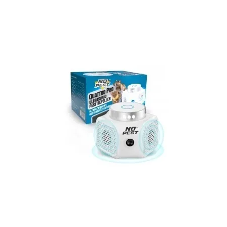 No Pest® Quattro Pro ultrasone verjager tegen marters, muizen, ratten en knaagdieren